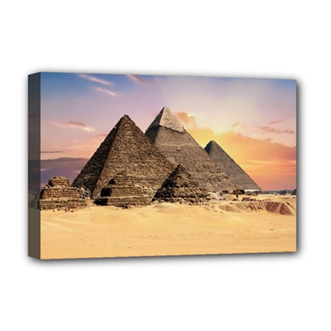 Ancient Archeology Architecture Deluxe Canvas 18  x 12  