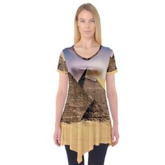 Ancient Archeology Architecture Short Sleeve Tunic 