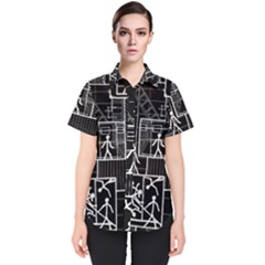 Drawing Women s Short Sleeve Shirt