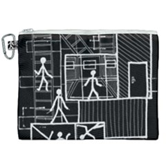 Drawing Canvas Cosmetic Bag (xxl)