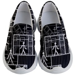 Drawing Kid s Lightweight Slip Ons by ValentinaDesign