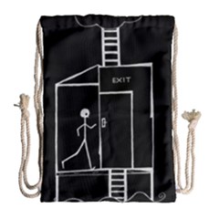 Drawing Drawstring Bag (large)