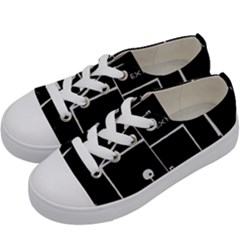 Drawing Kids  Low Top Canvas Sneakers