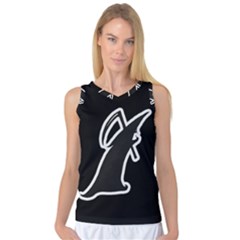 Drawing Women s Basketball Tank Top by ValentinaDesign