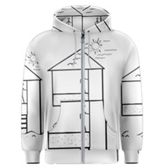 Drawing Men s Zipper Hoodie by ValentinaDesign