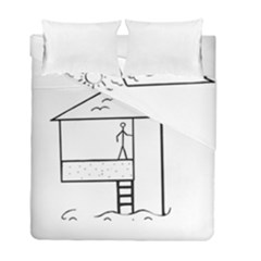 Drawing Duvet Cover Double Side (full/ Double Size) by ValentinaDesign