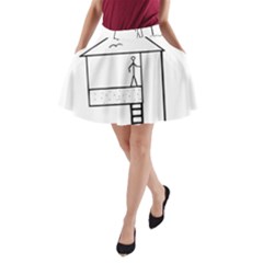 Drawing A-line Pocket Skirt by ValentinaDesign