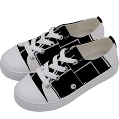 Drawing Kids  Low Top Canvas Sneakers