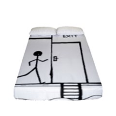 Drawing Fitted Sheet (full/ Double Size) by ValentinaDesign