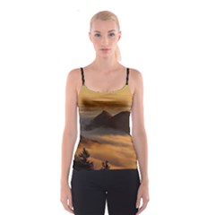 Homberg Clouds Selva Marine Spaghetti Strap Top