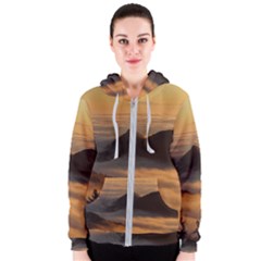 Homberg Clouds Selva Marine Women s Zipper Hoodie