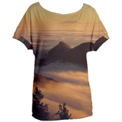 Homberg Clouds Selva Marine Women s Oversized Tee