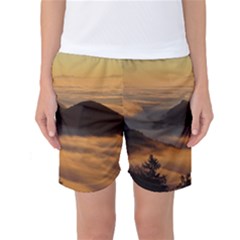 Homberg Clouds Selva Marine Women s Basketball Shorts