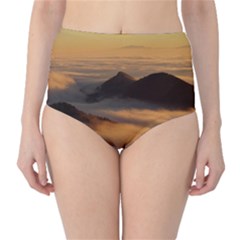 Homberg Clouds Selva Marine Classic High-waist Bikini Bottoms by Simbadda