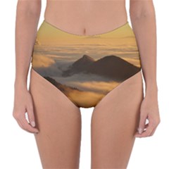 Homberg Clouds Selva Marine Reversible High-Waist Bikini Bottoms