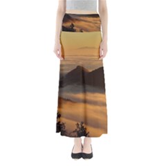 Homberg Clouds Selva Marine Full Length Maxi Skirt