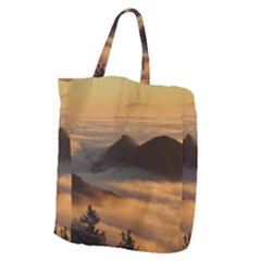 Homberg Clouds Selva Marine Giant Grocery Zipper Tote by Simbadda