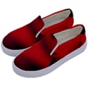 Red Black Abstract Kids  Canvas Slip Ons View2