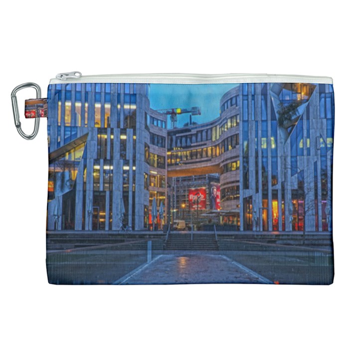 Architecture Modern Building Canvas Cosmetic Bag (XL)