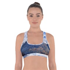 Mountains Alpine Nature Dolomites Cross Back Sports Bra