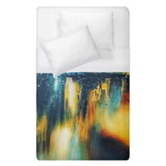 Art Painting Abstract Yangon Duvet Cover (single Size) by Simbadda