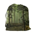 Forest Tree Landscape Drawstring Pouches (XXL) View2