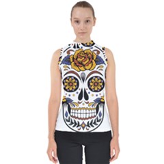 Sugar Skull Shell Top by StarvingArtisan