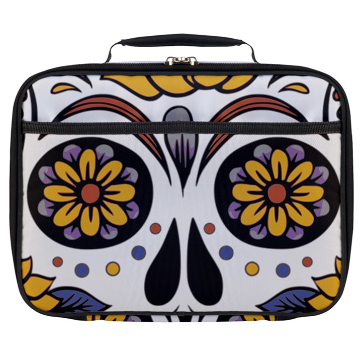 Sugar Skull Full Print Lunch Bag