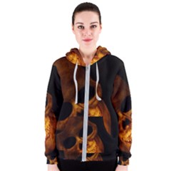 Laughing Skull Women s Zipper Hoodie by StarvingArtisan