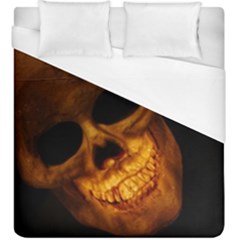 Laughing Skull Duvet Cover (king Size) by StarvingArtisan