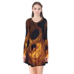 Laughing Skull Flare Dress