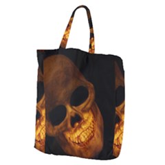 Laughing Skull Giant Grocery Zipper Tote by StarvingArtisan