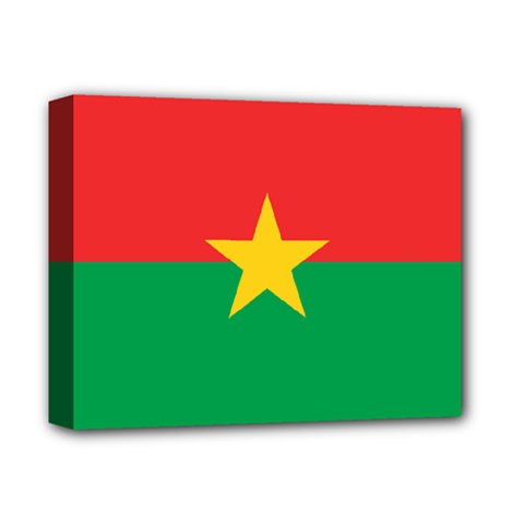 Flag Of Burkina Faso Deluxe Canvas 14  X 11  by abbeyz71