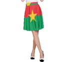 Flag of Burkina Faso A-Line Skirt View1