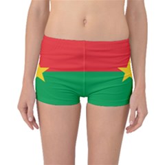 Flag Of Burkina Faso Boyleg Bikini Bottoms by abbeyz71
