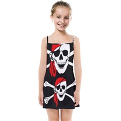 Pirate Skull Kids Summer Sun Dress
