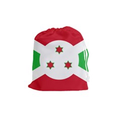 Flag of Burundi Drawstring Pouches (Medium) 