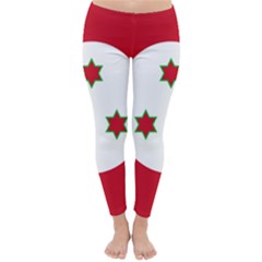 Flag Of Burundi Classic Winter Leggings by abbeyz71