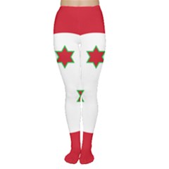 Flag Of Burundi Women s Tights by abbeyz71