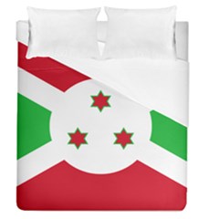 Flag Of Burundi Duvet Cover (queen Size) by abbeyz71