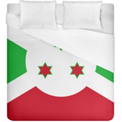 Flag of Burundi Duvet Cover (King Size)