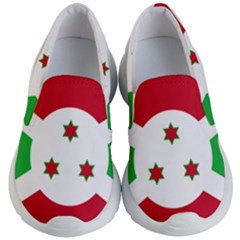 Flag of Burundi Kid s Lightweight Slip Ons