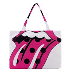 Pink Tongue Medium Tote Bag by StarvingArtisan