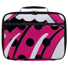 Pink Tongue Full Print Lunch Bag by StarvingArtisan