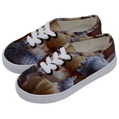 Seashells Kids  Classic Low Top Sneakers by StarvingArtisan