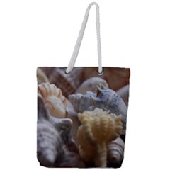 Seashells Full Print Rope Handle Tote (large) by StarvingArtisan