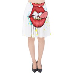 Bit Your Tongue Velvet High Waist Skirt by StarvingArtisan