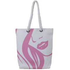 Pinky Full Print Rope Handle Tote (small) by StarvingArtisan