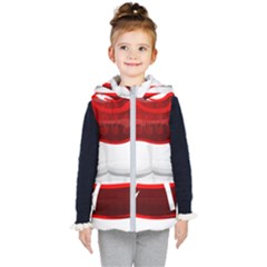 Bite Me Kid s Hooded Puffer Vest by StarvingArtisan