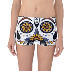 Sugar Skull Reversible Boyleg Bikini Bottoms